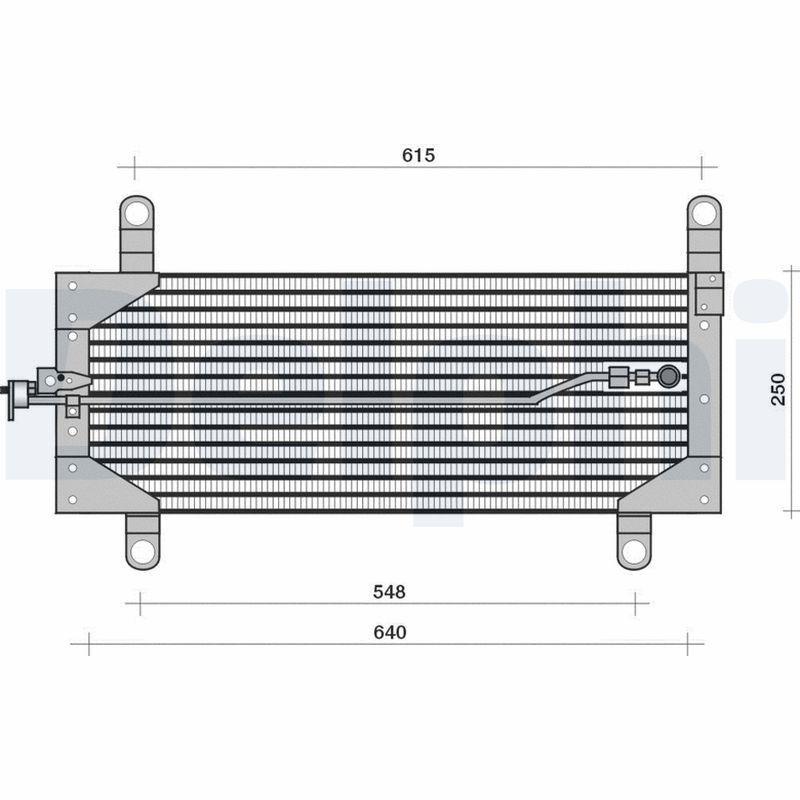 Kondensatorius, oro kondicionierius DELPHI TSP0225121