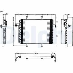 Kondensatorius, oro kondicionierius DELPHI TSP0225138