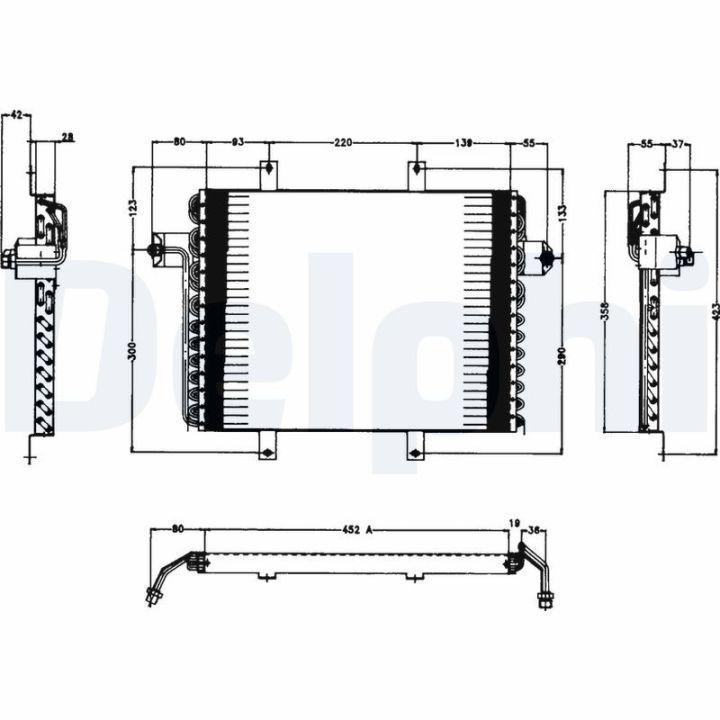 Kondensatorius, oro kondicionierius DELPHI TSP0225138