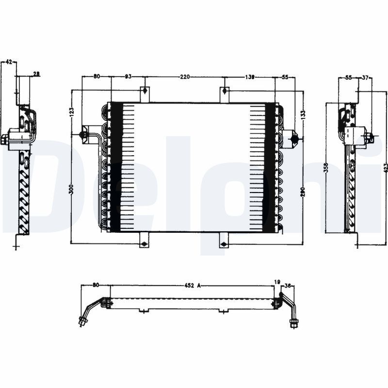 Kondensatorius, oro kondicionierius DELPHI TSP0225138