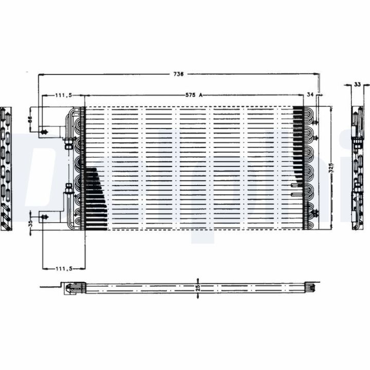 Kondensatorius, oro kondicionierius DELPHI TSP0225168