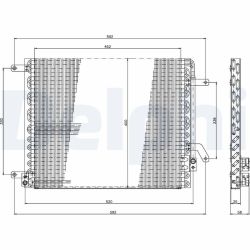 Kondensatorius, oro kondicionierius DELPHI TSP0225190