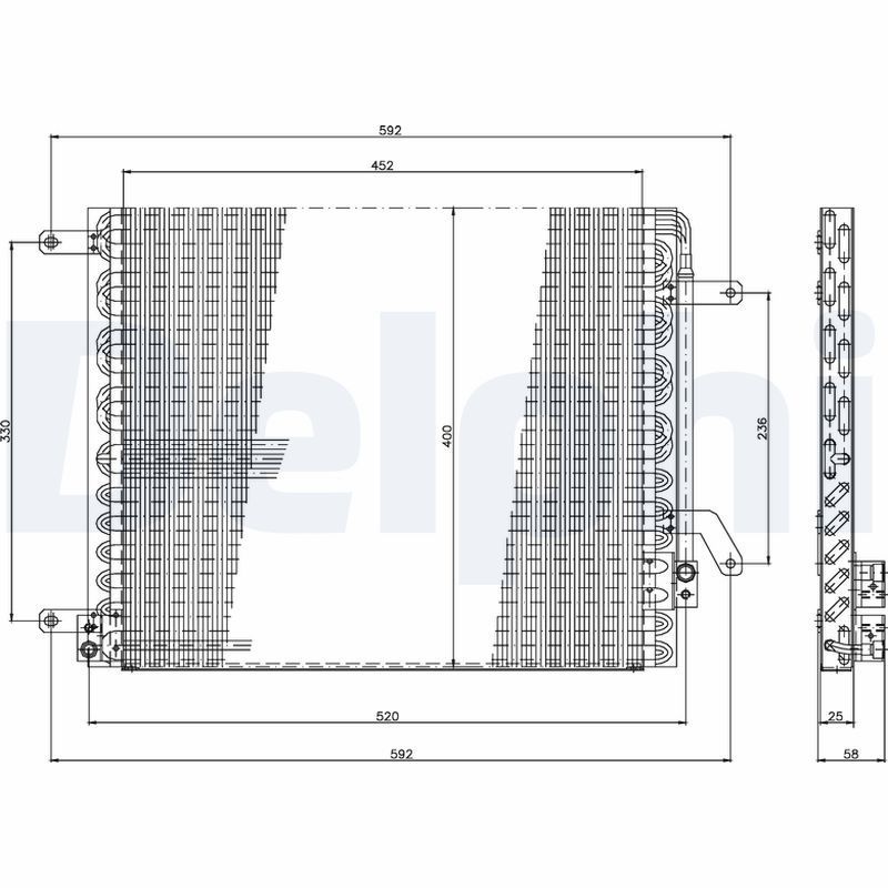 Kondensatorius, oro kondicionierius DELPHI TSP0225190