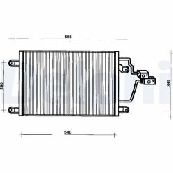 Kondensatorius, oro kondicionierius DELPHI TSP0225200