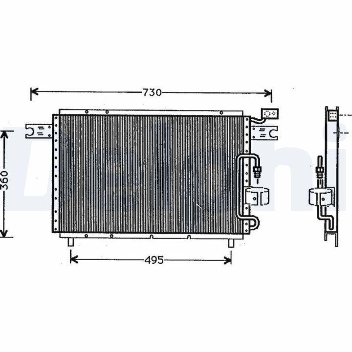 Kondensatorius, oro kondicionierius DELPHI TSP0225291
