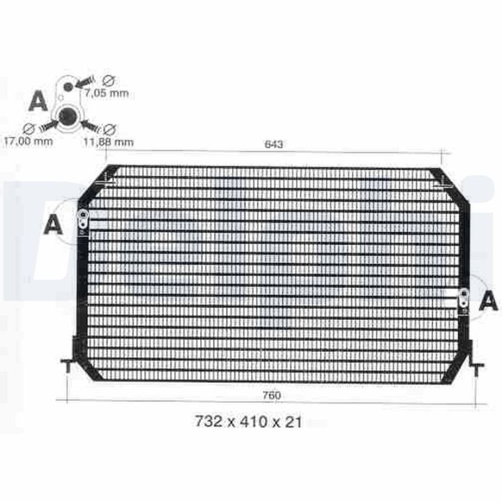 Kondensatorius, oro kondicionierius DELPHI TSP0225308