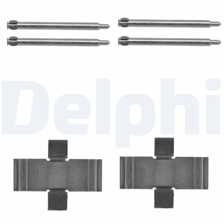 Priedų komplektas, diskinių stabdžių trinkelės DELPHI LX0066