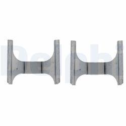 Priedų komplektas, diskinių stabdžių trinkelės DELPHI LX0148