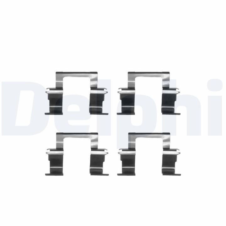 Priedų komplektas, diskinių stabdžių trinkelės DELPHI LX0283