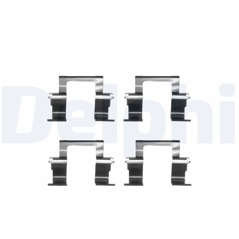 Priedų komplektas, diskinių stabdžių trinkelės DELPHI LX0283