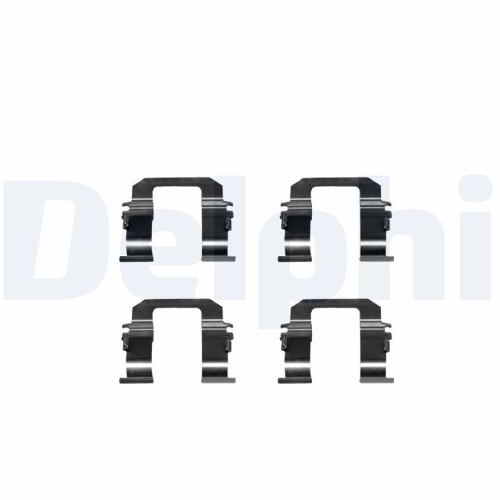 Priedų komplektas, diskinių stabdžių trinkelės DELPHI LX0284