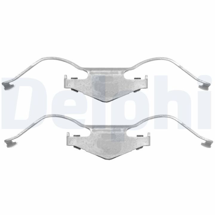 Priedų komplektas, diskinių stabdžių trinkelės DELPHI LX0353