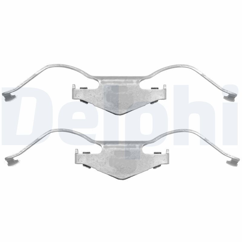 Priedų komplektas, diskinių stabdžių trinkelės DELPHI LX0353