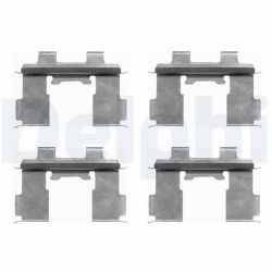 Priedų komplektas, diskinių stabdžių trinkelės DELPHI LX0392