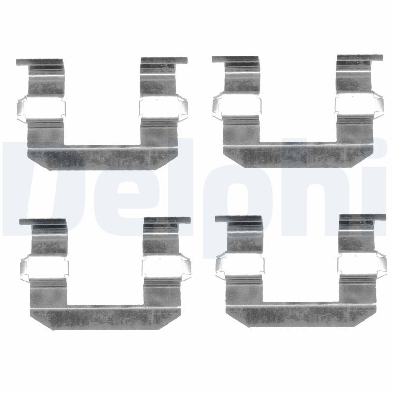 Priedų komplektas, diskinių stabdžių trinkelės DELPHI LX0400