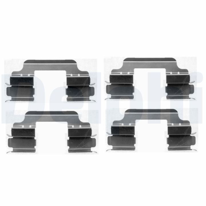 Priedų komplektas, diskinių stabdžių trinkelės DELPHI LX0405