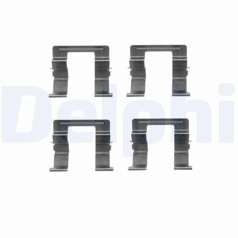 Priedų komplektas, diskinių stabdžių trinkelės DELPHI LX0420