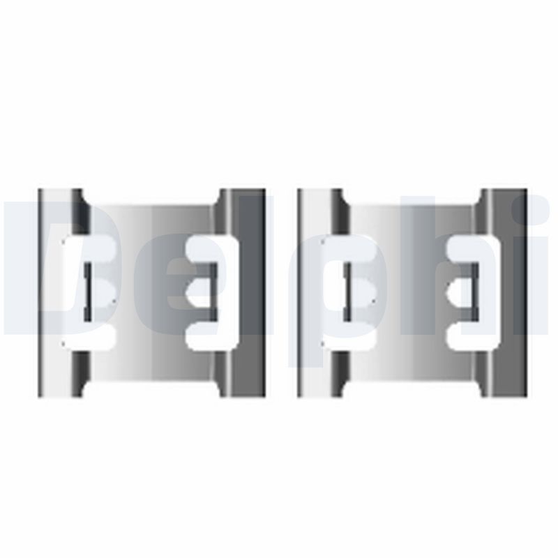 Priedų komplektas, diskinių stabdžių trinkelės DELPHI LX0428