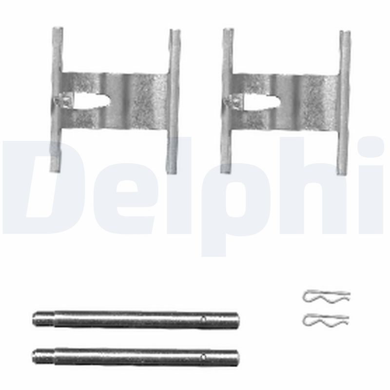 Priedų komplektas, diskinių stabdžių trinkelės DELPHI LX0450