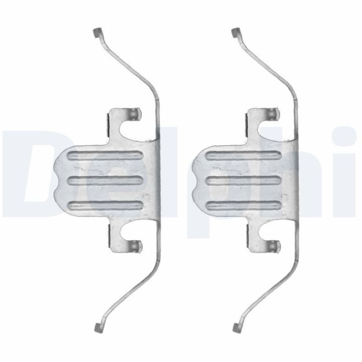 Priedų komplektas, diskinių stabdžių trinkelės DELPHI LX0494