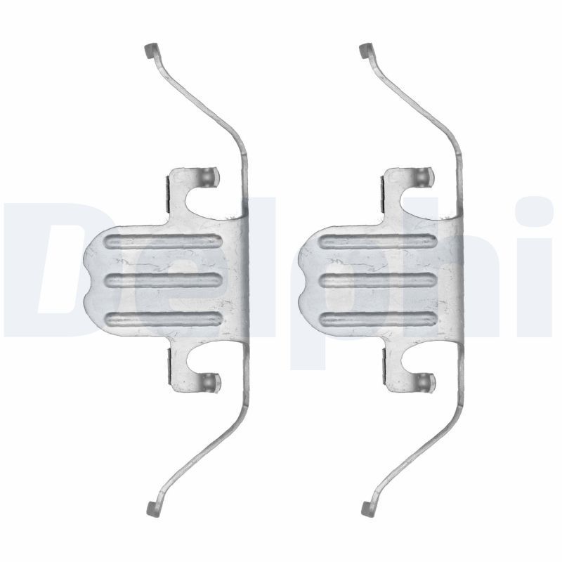 Priedų komplektas, diskinių stabdžių trinkelės DELPHI LX0494