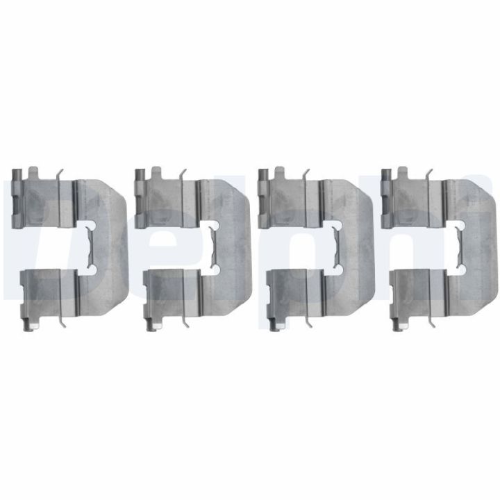 Priedų komplektas, diskinių stabdžių trinkelės DELPHI LX0520