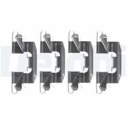 Priedų komplektas, diskinių stabdžių trinkelės DELPHI LX0523