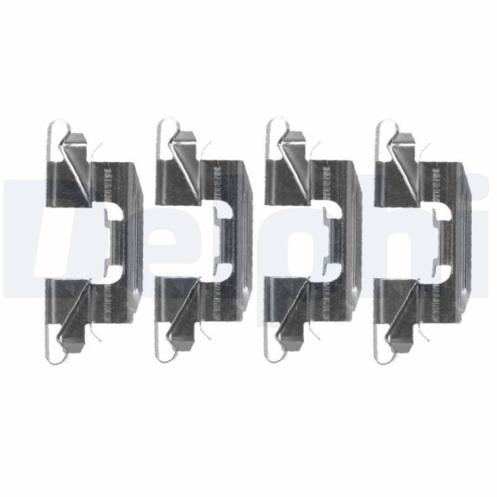 Priedų komplektas, diskinių stabdžių trinkelės DELPHI LX0523