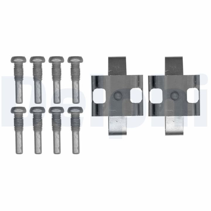 Priedų komplektas, diskinių stabdžių trinkelės DELPHI LX0543