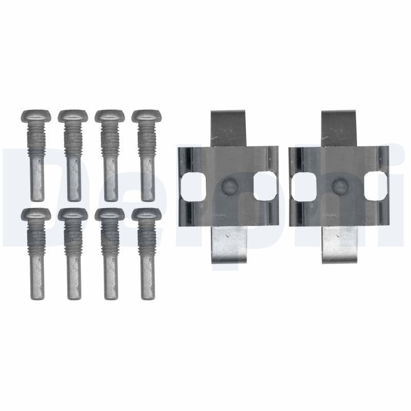 Priedų komplektas, diskinių stabdžių trinkelės DELPHI LX0543