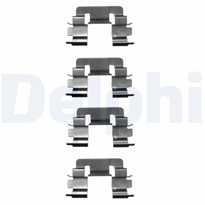 Priedų komplektas, diskinių stabdžių trinkelės DELPHI LX0610