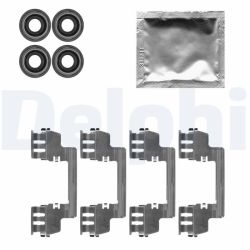 Priedų komplektas, diskinių stabdžių trinkelės DELPHI LX0616