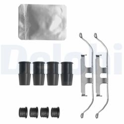 Priedų komplektas, diskinių stabdžių trinkelės DELPHI LX0635