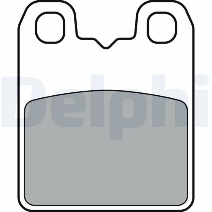 Stabdžių trinkelių rinkinys, stovėjimo stabdys DELPHI LP3382