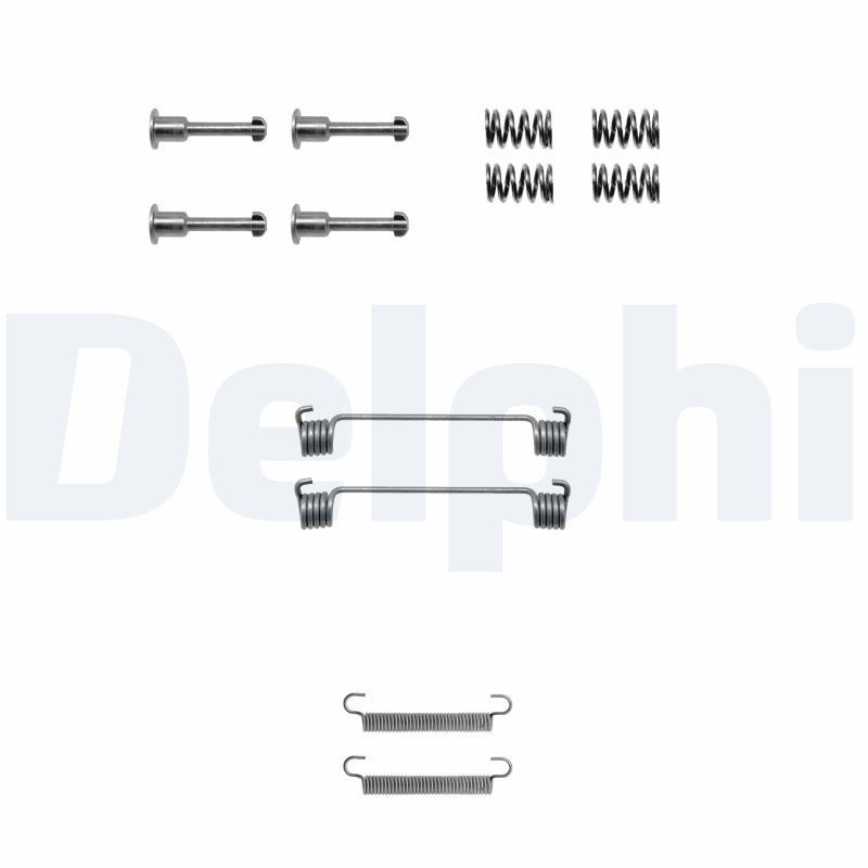 Priedų komplektas, stabdžių trinkelės DELPHI LY1125