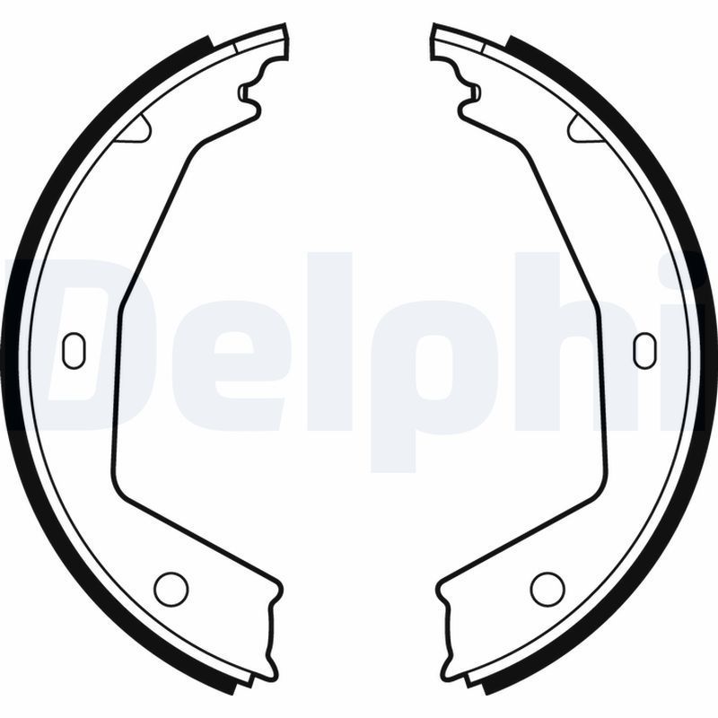 Stabdžių trinkelių komplektas, stovėjimo stabdis DELPHI LS1873