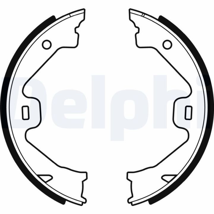 Stabdžių trinkelių komplektas, stovėjimo stabdis DELPHI LS1930