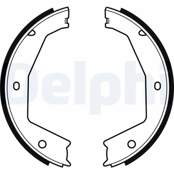 Stabdžių trinkelių komplektas, stovėjimo stabdis DELPHI LS1954
