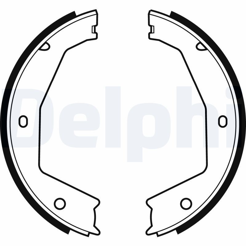 Stabdžių trinkelių komplektas, stovėjimo stabdis DELPHI LS1954
