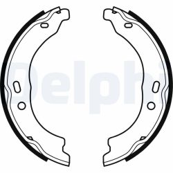 Stabdžių trinkelių komplektas, stovėjimo stabdis DELPHI LS1978