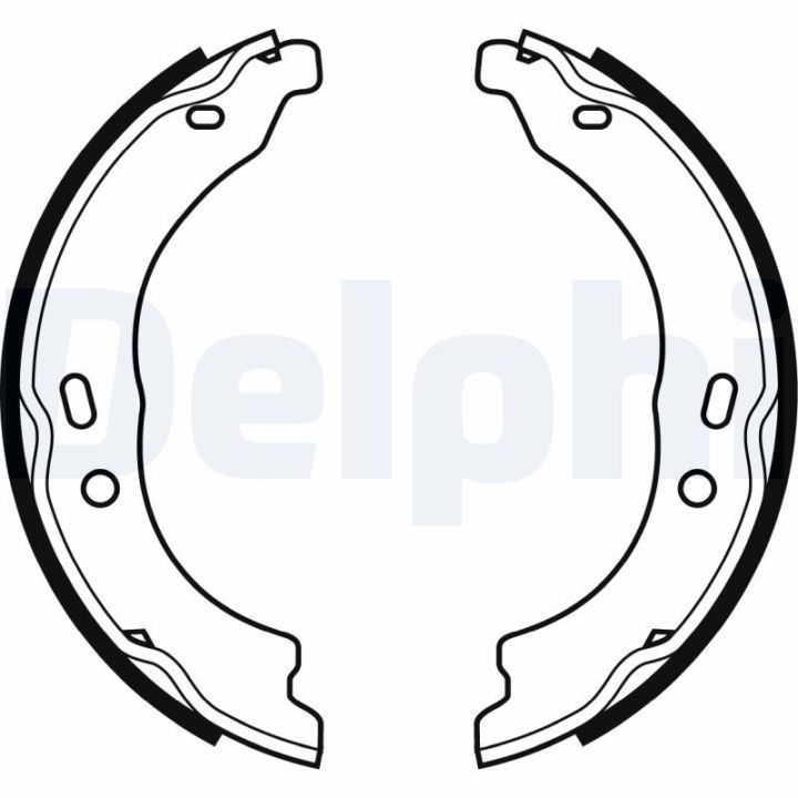 Stabdžių trinkelių komplektas, stovėjimo stabdis DELPHI LS1978