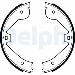 Stabdžių trinkelių komplektas, stovėjimo stabdis DELPHI LS1998
