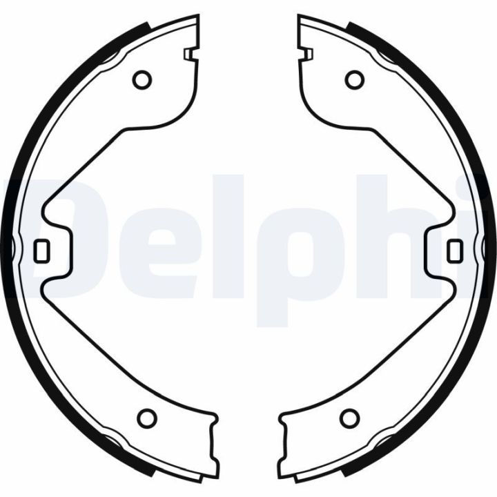 Stabdžių trinkelių komplektas, stovėjimo stabdis DELPHI LS1998