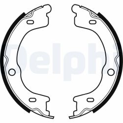 Stabdžių trinkelių komplektas, stovėjimo stabdis DELPHI LS2048