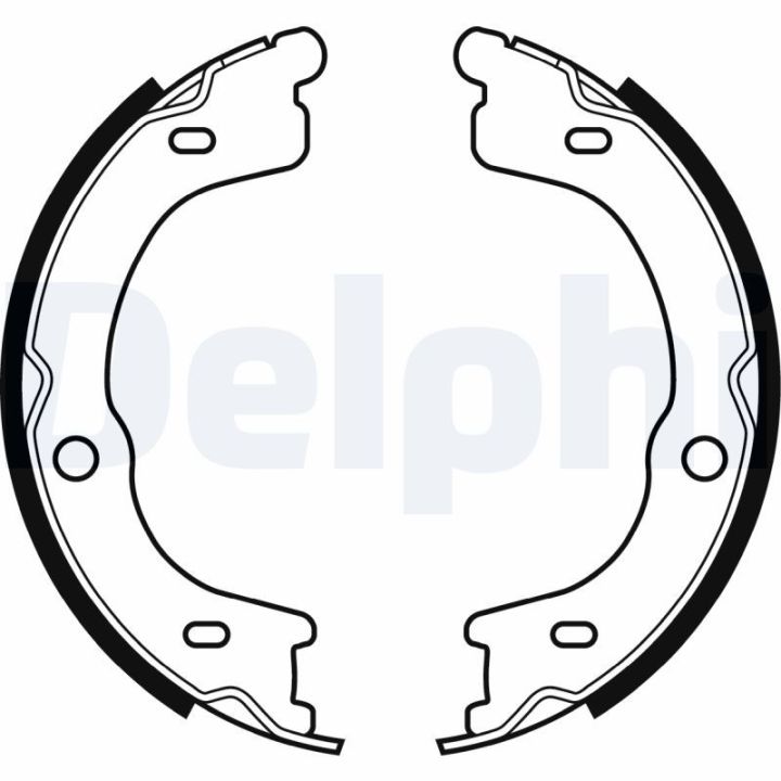 Stabdžių trinkelių komplektas, stovėjimo stabdis DELPHI LS2048