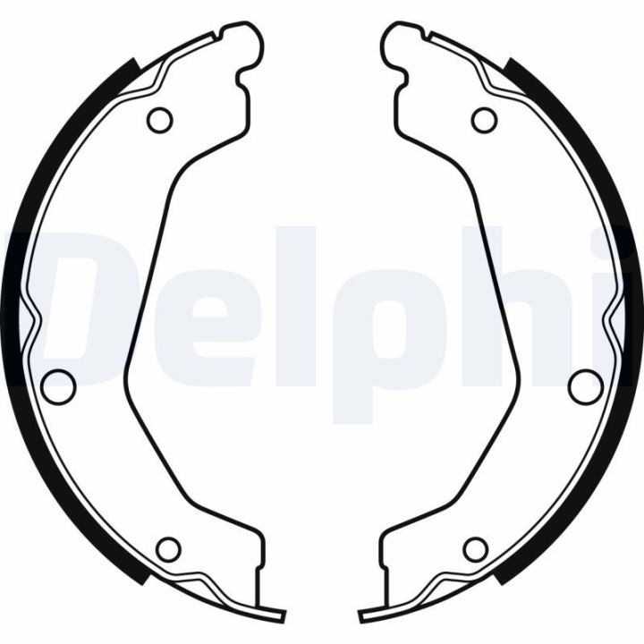 Stabdžių trinkelių komplektas, stovėjimo stabdis DELPHI LS2085