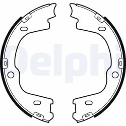 Stabdžių trinkelių komplektas, stovėjimo stabdis DELPHI LS2086