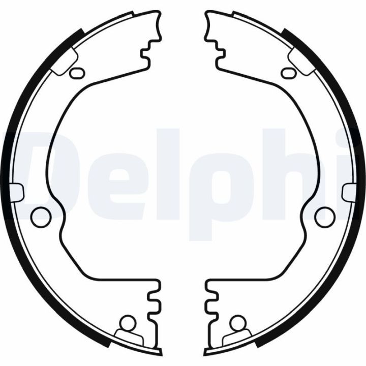 Stabdžių trinkelių komplektas, stovėjimo stabdis DELPHI LS2090