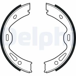 Stabdžių trinkelių komplektas, stovėjimo stabdis DELPHI LS2091