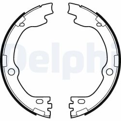 Stabdžių trinkelių komplektas, stovėjimo stabdis DELPHI LS2119